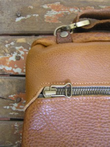 Veg Tan Leather 'Nut Bag'